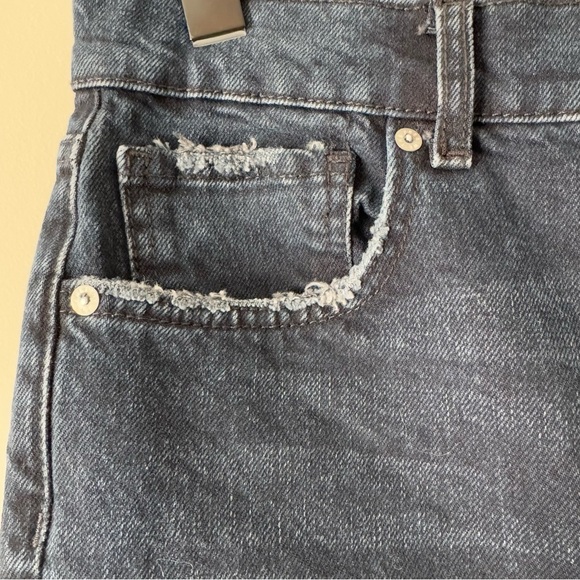 FREE PEOPLE WE THE FREE DISTRESSED, FRAYED HEM, BUTTON FLY SKINNY JEANS 28 - Picture 3 of 14